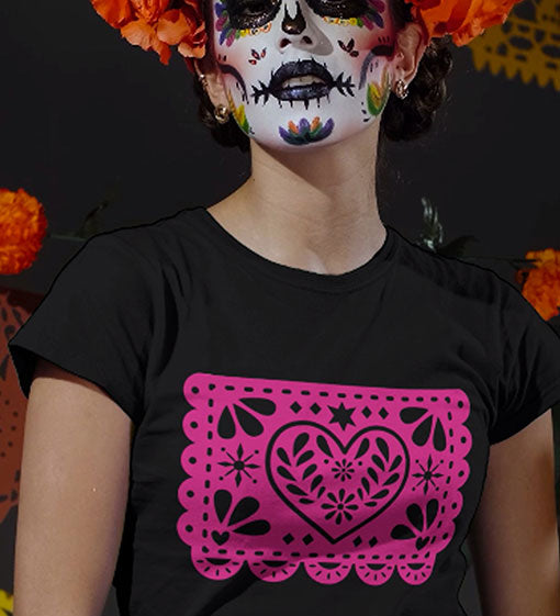 Playeras de día de muertos impresas y personalizadas en Kong Merch