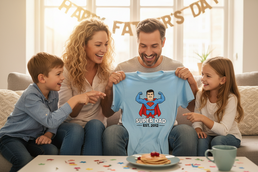 Regalos personalizados para el día del padre: playera con frase y diseño único de Kong Merch, ideal para sorprender a papá con algo hecho solo para él.